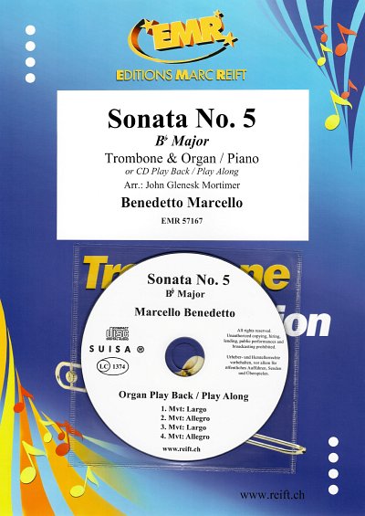 B. Marcello: Sonata No. 5, PosKlv/Org (+CD)
