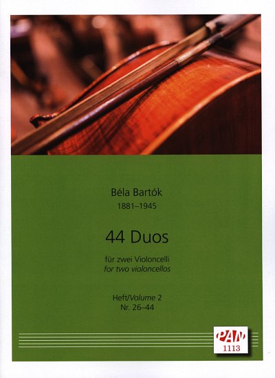 B. Bartok: 44 Duos 2, 2Vc (Sppa)