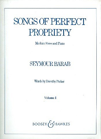 Songs of perfect propriety Vol. 1, GesKlav