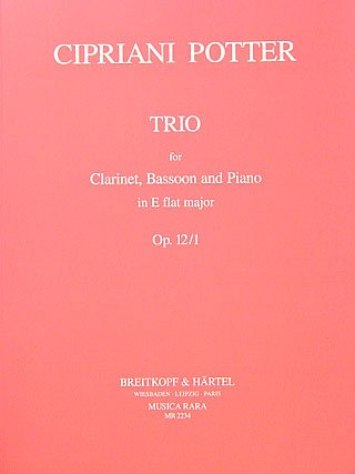Potter Cipriani: Trio Nr. 1 Es-Dur op. 12
