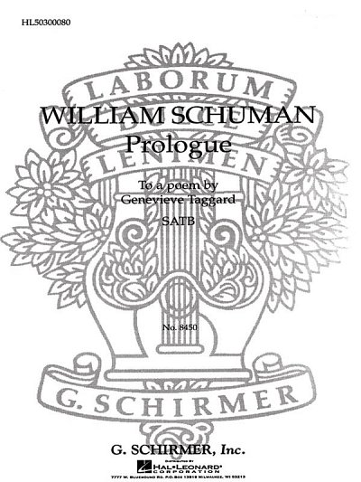 W.H. Schuman: Prologue, GchOrch (KA)