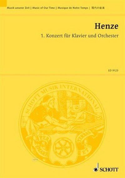 H.W. Henze: 1. Konzert , KlavOrch (Stp)