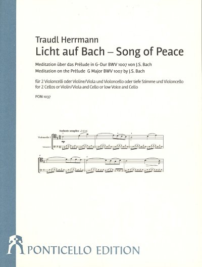 J.S. Bach: Licht auf Bach - Song of Peace, 2Vc (Pa+St)