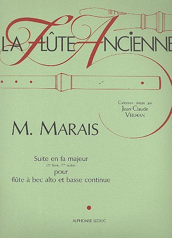 M. Marais: Suite In F Major Treble Recorder & BC (Bu)