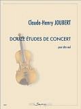 C. Joubert: Douze études de concert