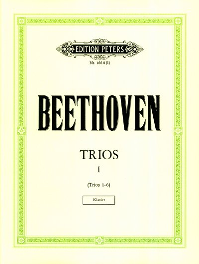 L. v. Beethoven: Trios 1, VlVcKlv (KlavpaSt)