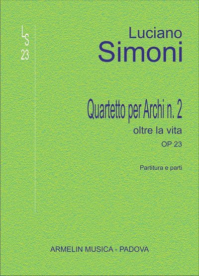 Quartetto Per Archi No. 2 Op. 23, 2VlVaVc (Pa+St)