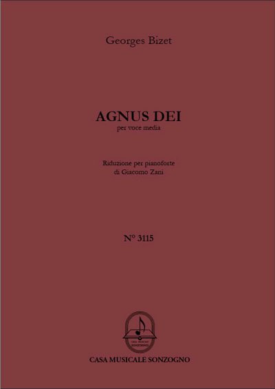 G. Bizet: Agnus Dei, GesKlav (KA)