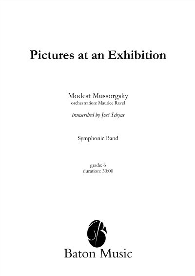 M. Mussorgski: Pictures at an Exhibition, Blaso (Pa+St)