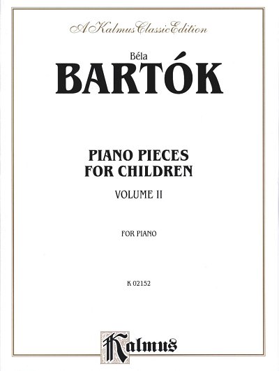 B. Bartók: Piano Pieces for Children 2, Klav