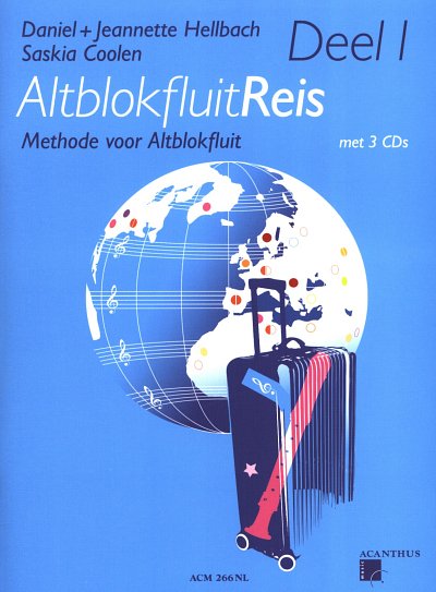 D. Hellbach: Altblokfluitreis 1, Ablf (+3CDs)