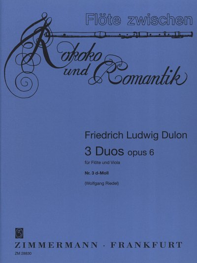 Dulon Friedrich Ludwig: Duo 3 D-Moll (3 Duos Op 6)