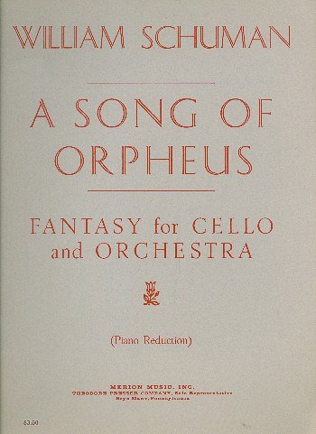 S. William: A Song Of Orpheus, VcKlav (KASt)