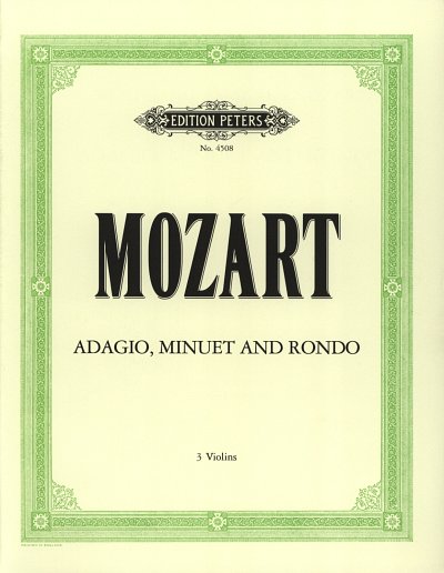 W.A. Mozart: Musik Fuer 3 Violinen