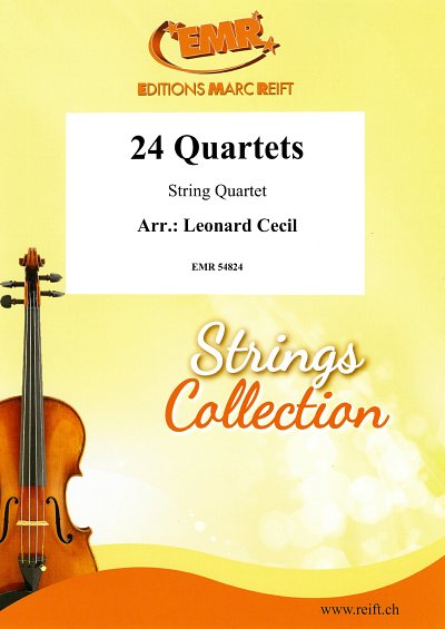 L. Cecil: 24 Quartets, 2VlVaVc