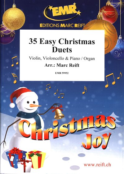 M. Reift: 35 Easy Christmas Duets, VlVcKlv/Org (KlvpaSppa)