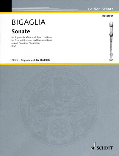 AQ: D. Bigaglia: Sonate a-Moll  (Pa+St) (B-Ware)