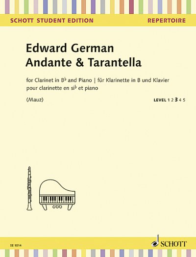 DL: E. German: Andante & Tarantella, KlarKlav