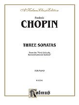 DL: F. Chopin: Chopin: Three Sonatas (Ed. Franz Liszt), Klav