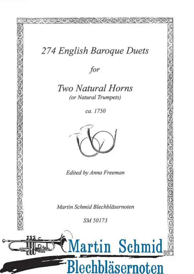 A. Freeman: 274 English Baroque Duets, 2Nhrns (0)