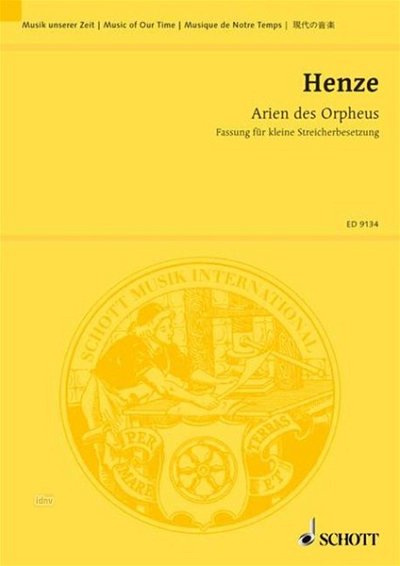 H.W. Henze: Arien des Orpheus
