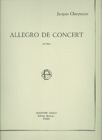 J. Charpentier: Allegro De Concert, Klav