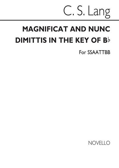Magnificat And Nunc Dimittis for Double Choi, GchKlav (Chpa)