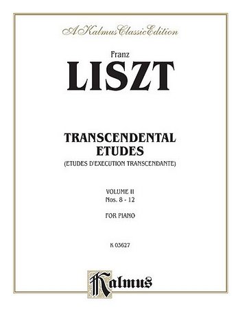 F. Liszt: Transcendental Etudes, Volume II, Klav
