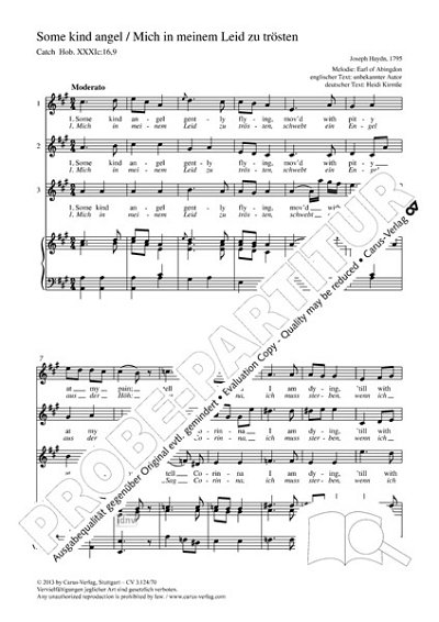 DL: J. Haydn: Some kind angel (Mich in meinem Leid zu tr (Pa