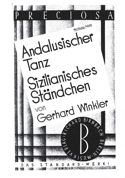 AQ: G. Winkler: Andalusischer Tanz/ Sizilianisc, Sa (B-Ware)