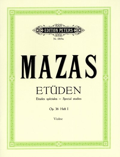 J.F. Mazas: Etüden op. 36, Viol