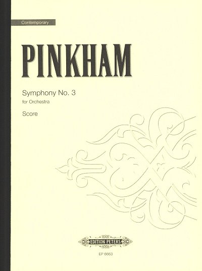 AQ: D. Pinkham: Symphony No. 3, Sinfo (Part.) (B-Ware)