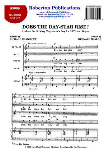 Does The Day-Star Rise, GchKlav (Chpa)