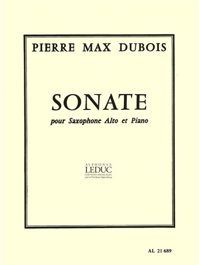 P.-M. Dubois: Sonate, ASaxKlav (KlavpaSt)