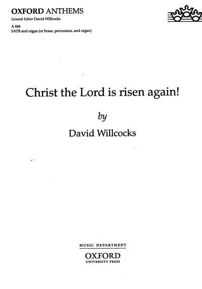 D. Willcocks: Christ the Lord Is Risen Again, GchOrg (Orgpa)
