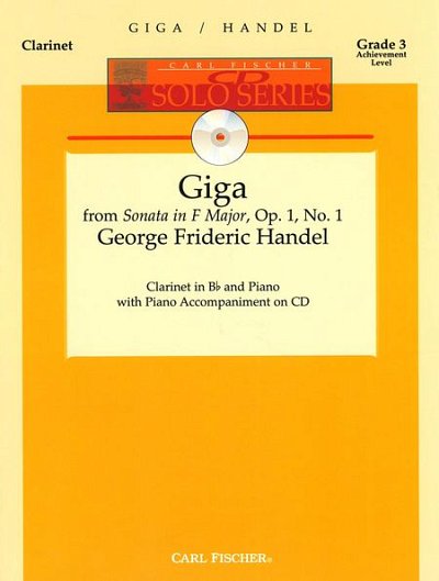 G.F. Händel: Giga op. 1/1, KlarKlv