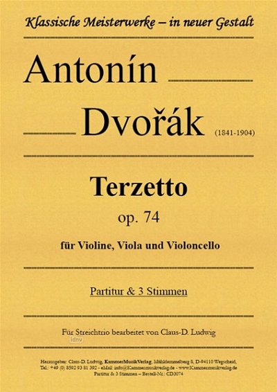 A. Dvořák: Terzetto op. 74