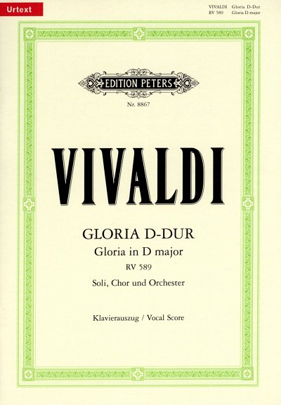 A. Vivaldi: Gloria D-Dur -RV 589 Klavierauszug
