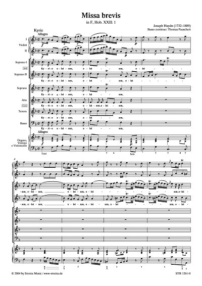 DL: J. Haydn: Missa brevis in F Hob. XXII:1