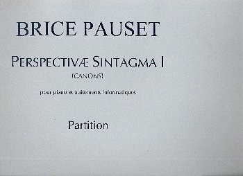 B. Pauset: Perspectivae Sintagma I (Canons)