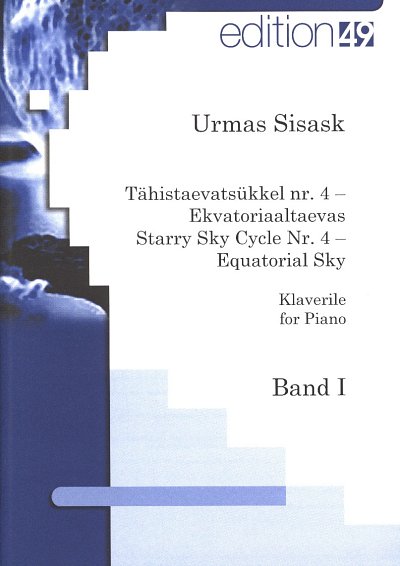 U. Sisask: Starry Sky Cycle 1 op. 155/4, Klav