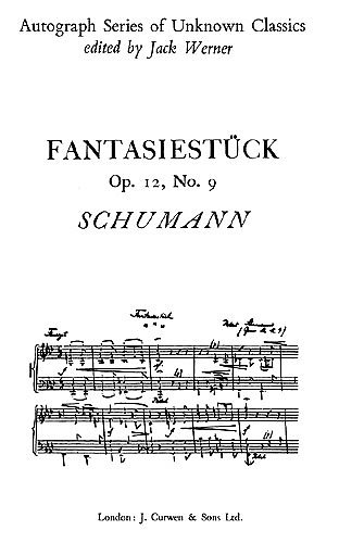R. Schumann: Fantasiestuck Op12 No9, Klav