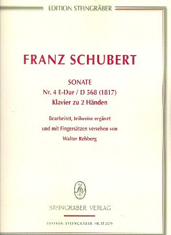 F. Schubert: Sonate E-Dur Nr. 4 D568, Klav
