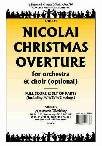 O. Nicolai: Christmas Overture, Sinfo (Pa+St)