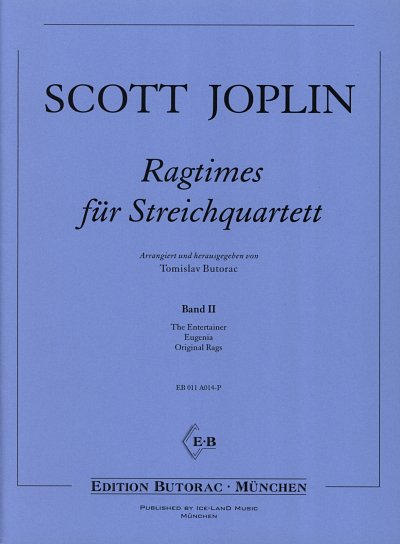 S. Joplin: Ragtimes 2 Für Streichquartett