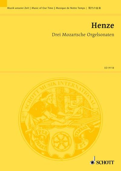 H.W. Henze: Three Mozart Organ Sonatas