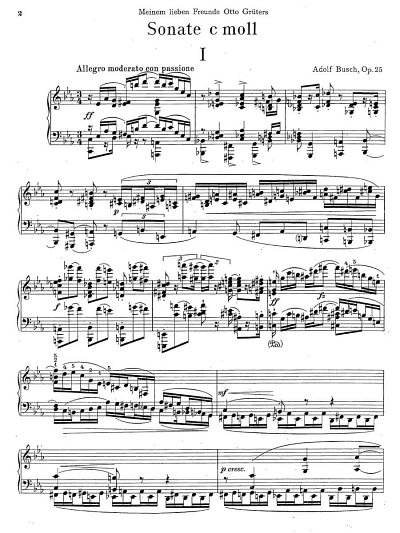 A. Busch: Sonata C minor, Klav (Klavpa)