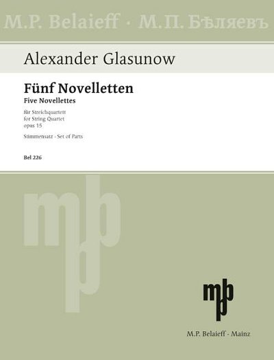 DL: A. Glasunow: Fünf Novelletten, 2VlVaVc (Stsatz)