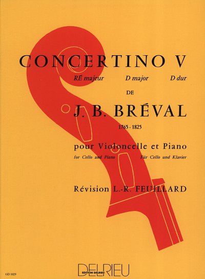 J.-B. Breval: Concertino V, VcKlav