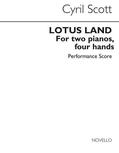 C. Scott: Lotus Land Op.47 No.1 For Two Pianos, Klav4m (Bu)